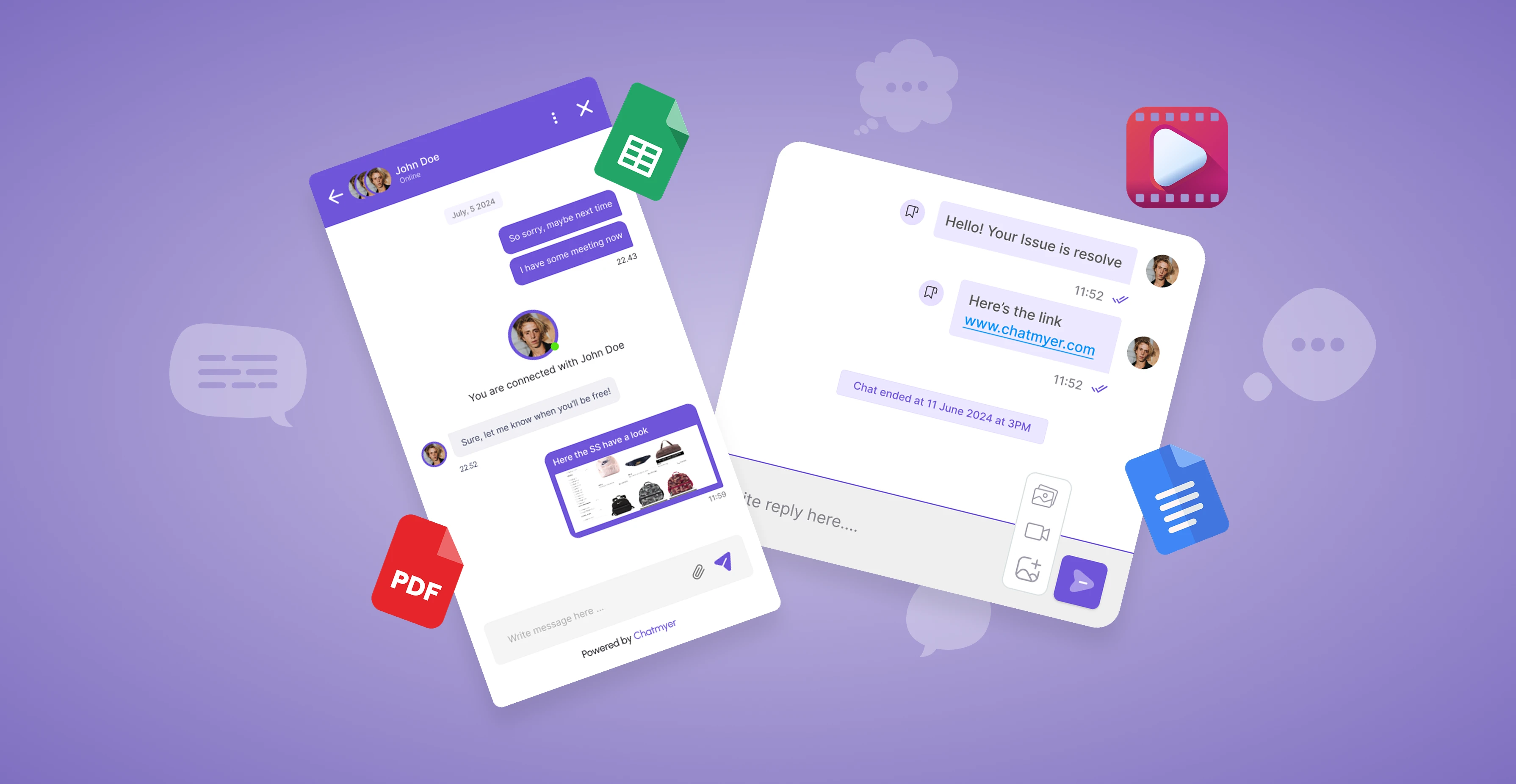 What Type of Data Can Be Shared During a Live Chat Conversation